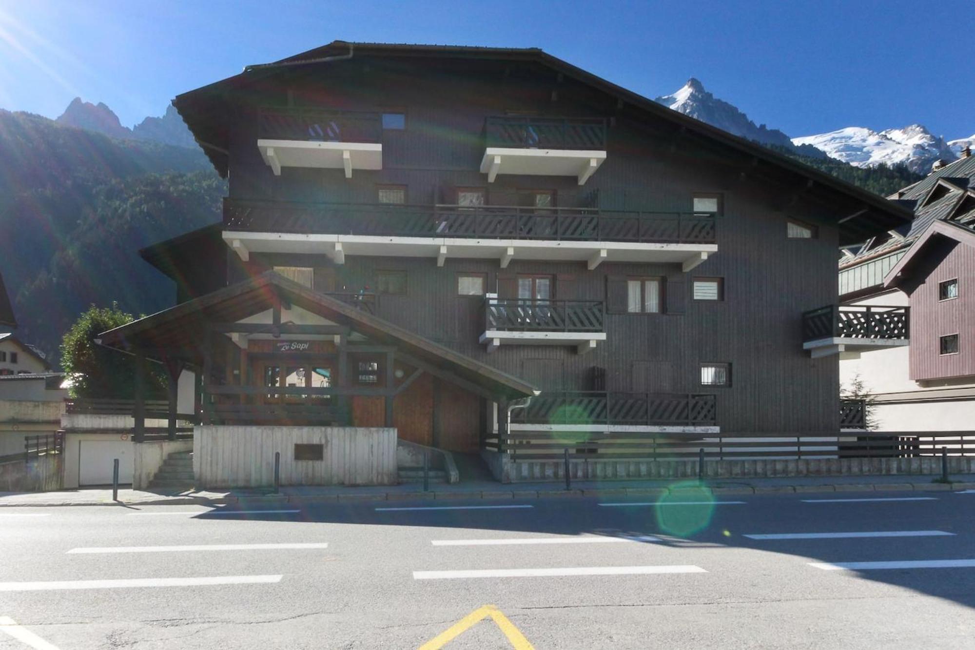 샤모니 Chemin Du Sapi - Private Garden - Center Of Cham - Montblanc Views 아파트 외부 사진